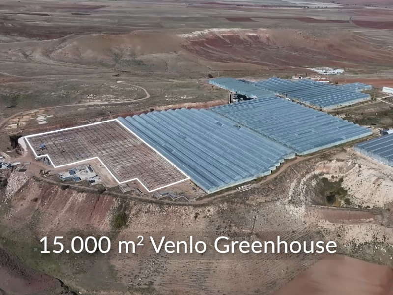 Turnkey Venlo Greenhouse Project – Kırşehir / Türkiye